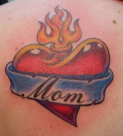 Since then, tattoos "MOM" 